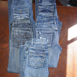 5 boys boot cute blue jeans boot